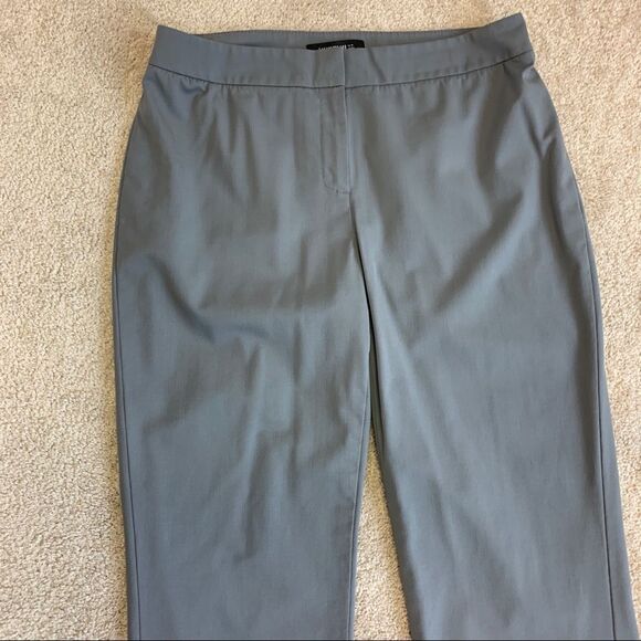 Lafayette 148 New York NWOT Gray Barrow straight Leg trousers Sz 4 - Picture 5 of 14